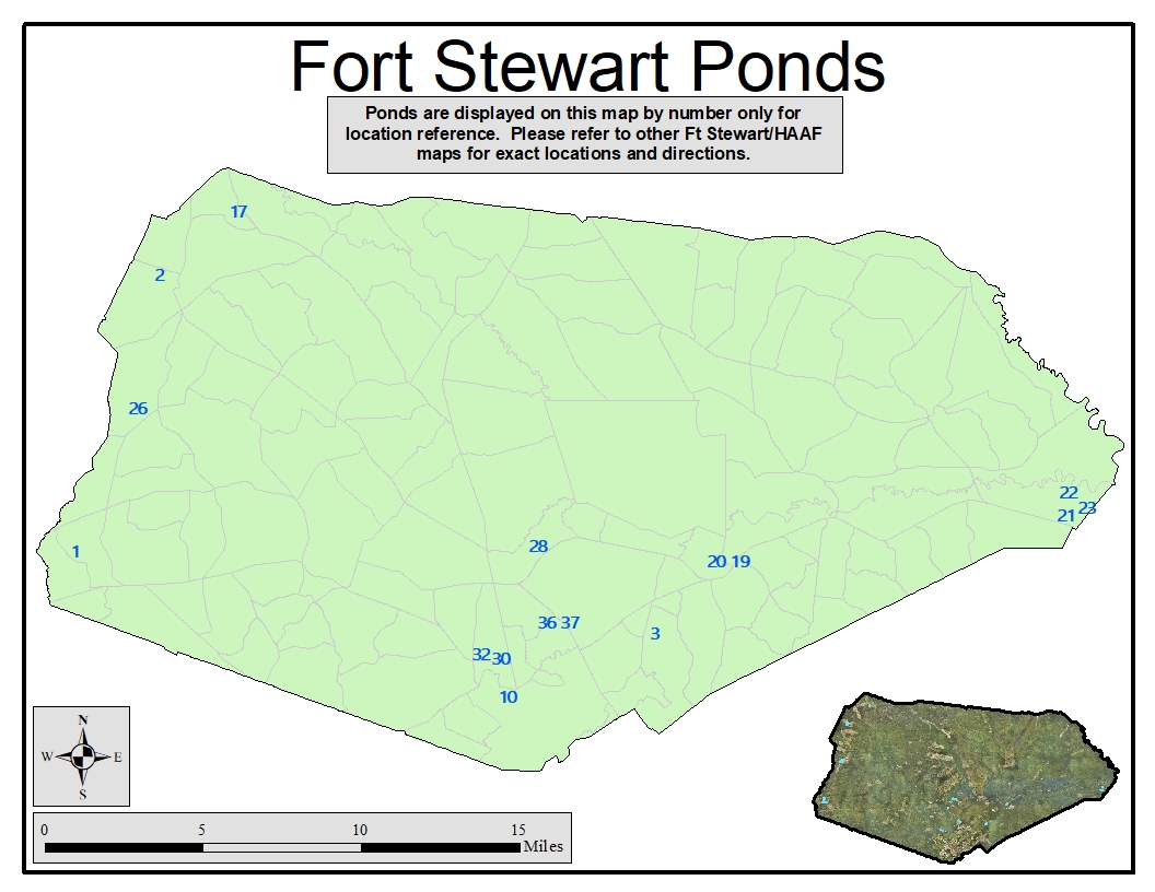 Pond Maps - Fort Stewart-Hunter Army Airfield - iSportsman